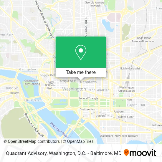 Quadrant Advisory map