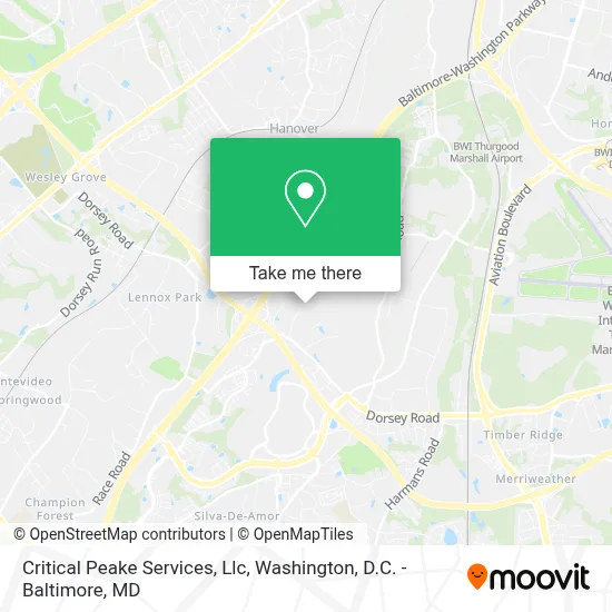 Critical Peake Services, Llc map