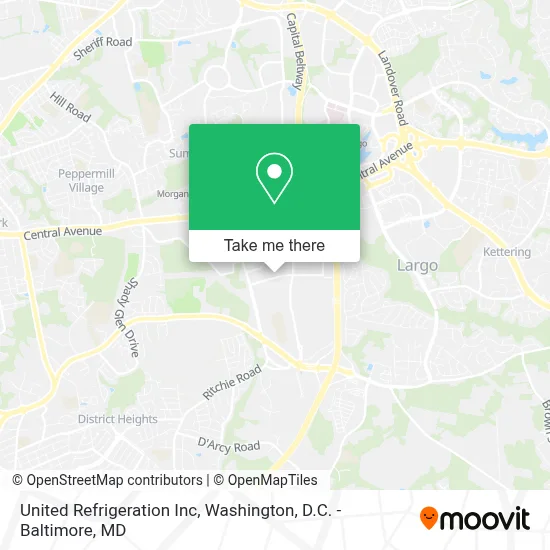 United Refrigeration Inc map