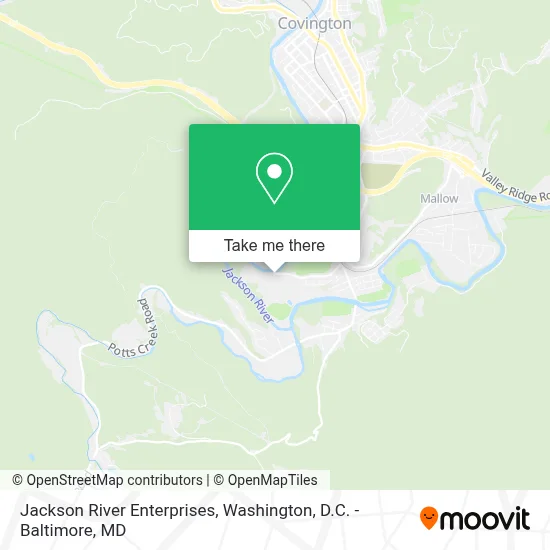 Jackson River Enterprises map
