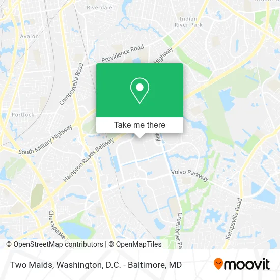 Two Maids map