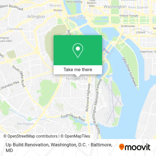 Up Build Renovation map