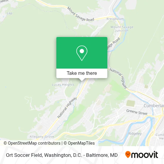 Ort Soccer Field map