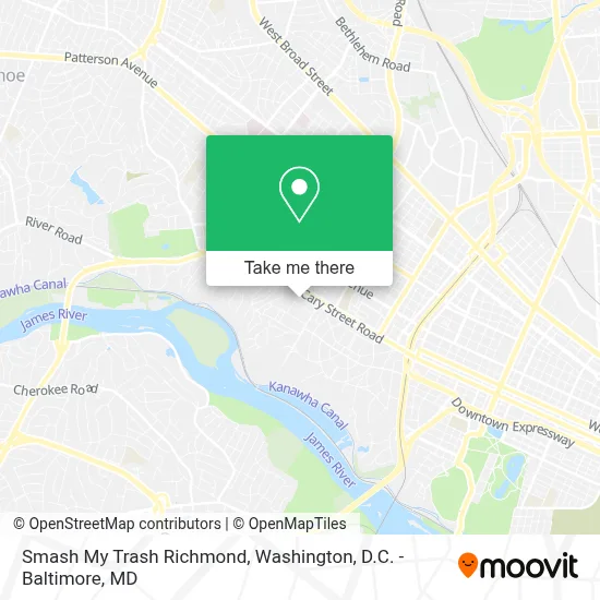 Smash My Trash Richmond map