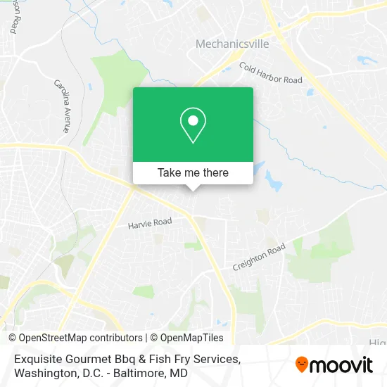Exquisite Gourmet Bbq & Fish Fry Services map