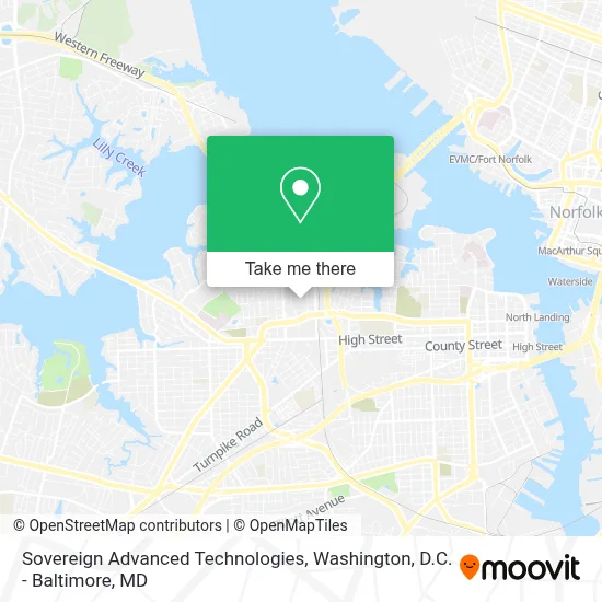 Sovereign Advanced Technologies map