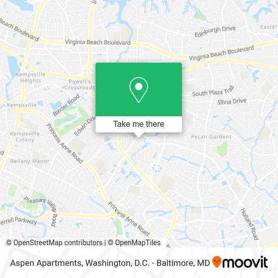 Aspen Apartments map