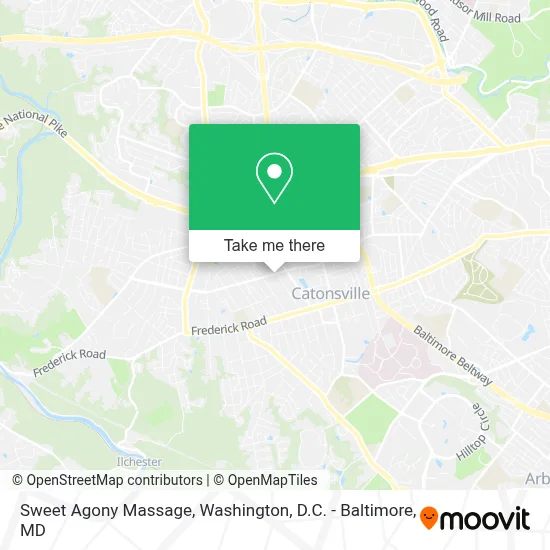 Sweet Agony Massage map