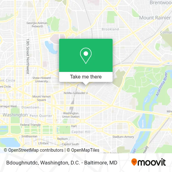 Bdoughnutdc map