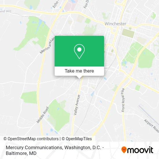 Mercury Communications map