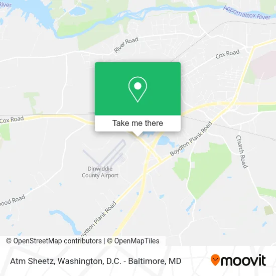 Atm Sheetz map