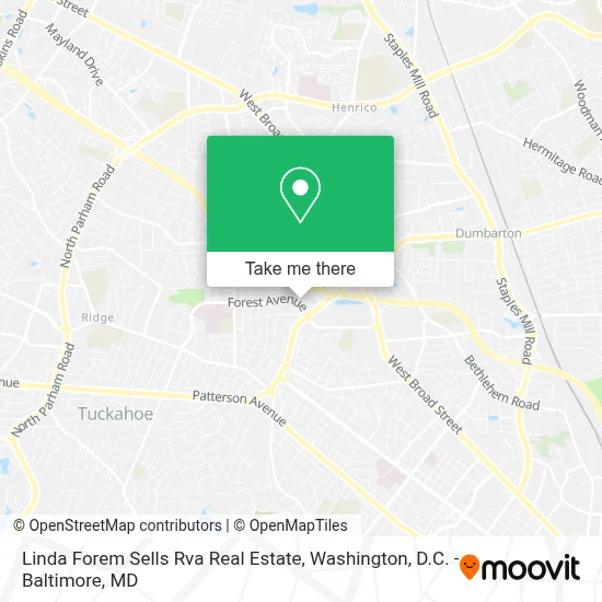 Linda Forem Sells Rva Real Estate map