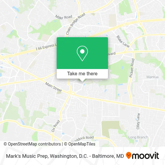 Mark's Music Prep map