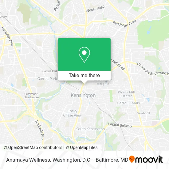 Anamaya Wellness map