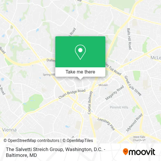 The Salvetti Streich Group map