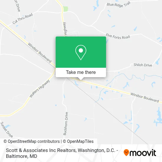 Scott & Associates Inc Realtors map