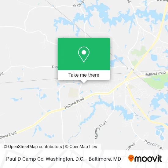 Paul D Camp Cc map