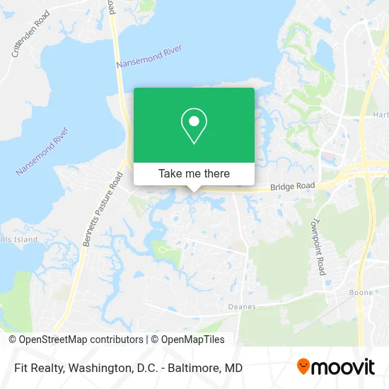 Fit Realty map