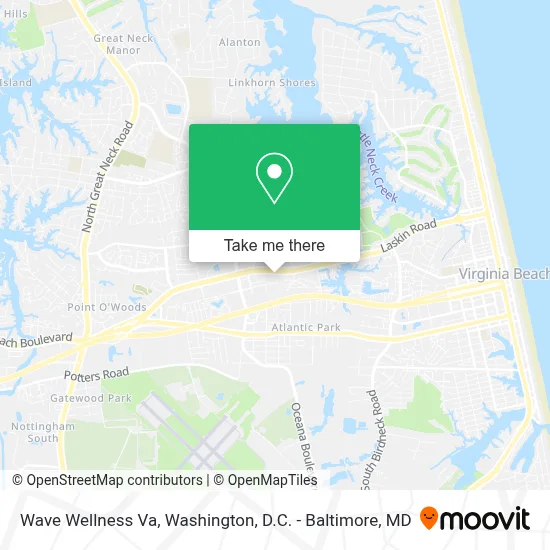 Wave Wellness Va map