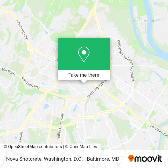 Nova Shotcrete map
