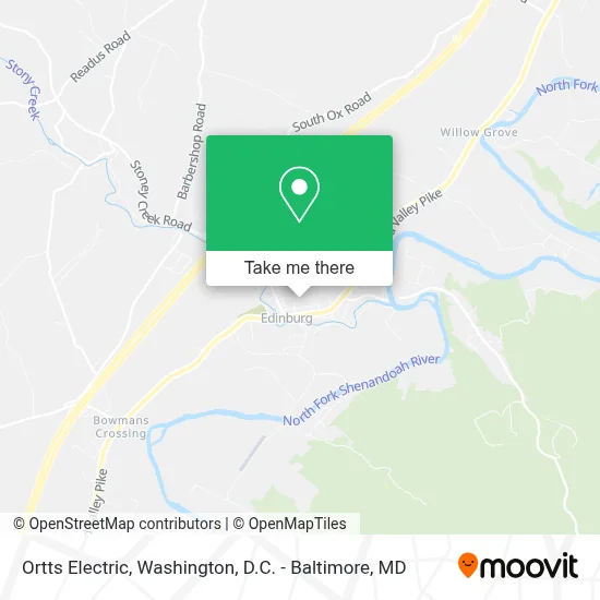 Ortts Electric map