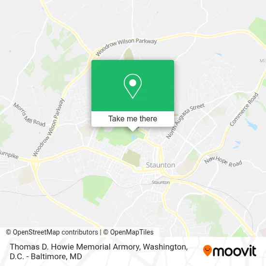 Thomas D. Howie Memorial Armory map