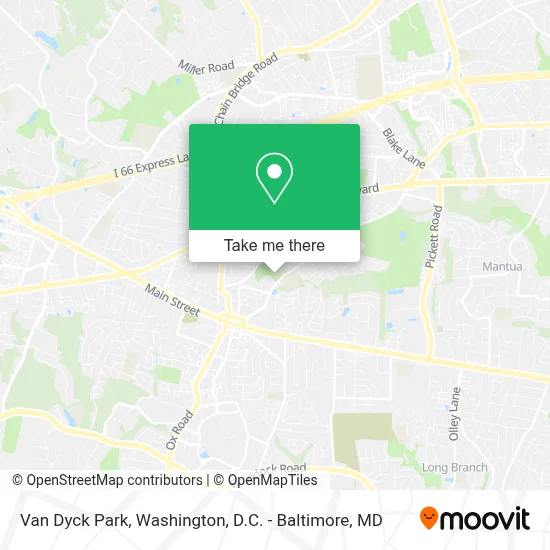 Van Dyck Park map