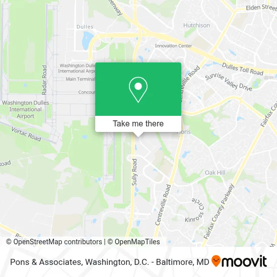 Pons & Associates map