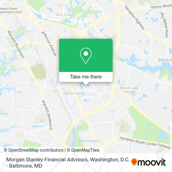 Morgan Stanley Financial Advisors map