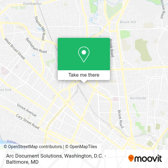 Arc Document Solutions map