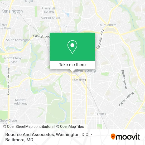 Boucree And Associates map