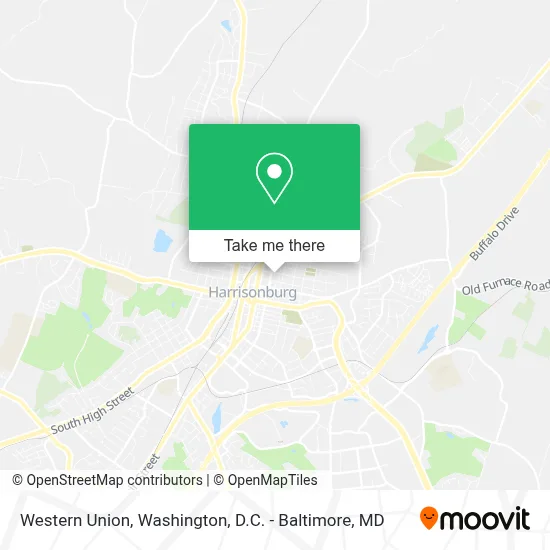 Western Union map