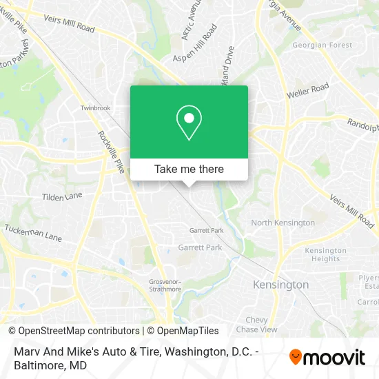 Marv And Mike's Auto & Tire map