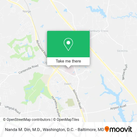Nanda M. Din, M.D. map