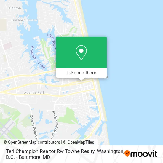 Teri Champion Realtor Rw Towne Realty map