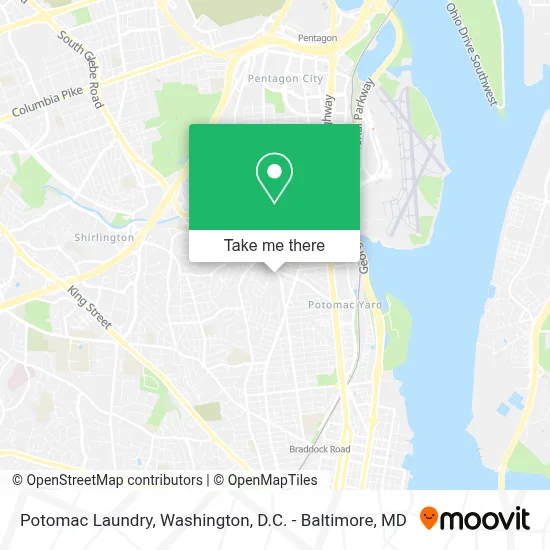 Potomac Laundry map