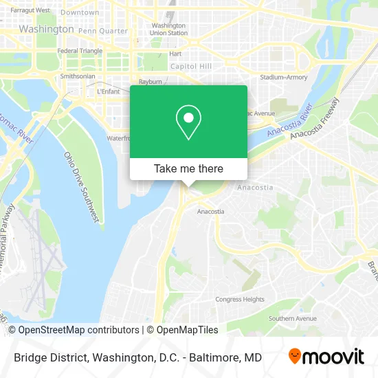 Bridge District map