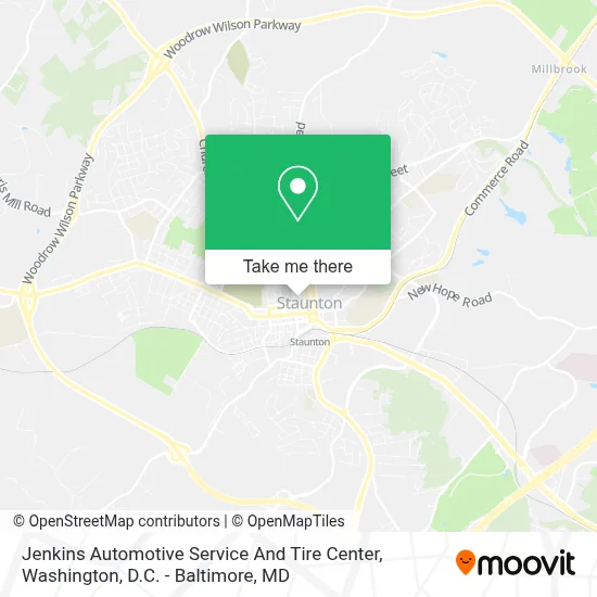 Jenkins Automotive Service And Tire Center map