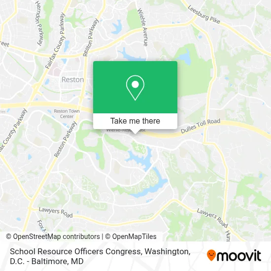School Resource Officers Congress map