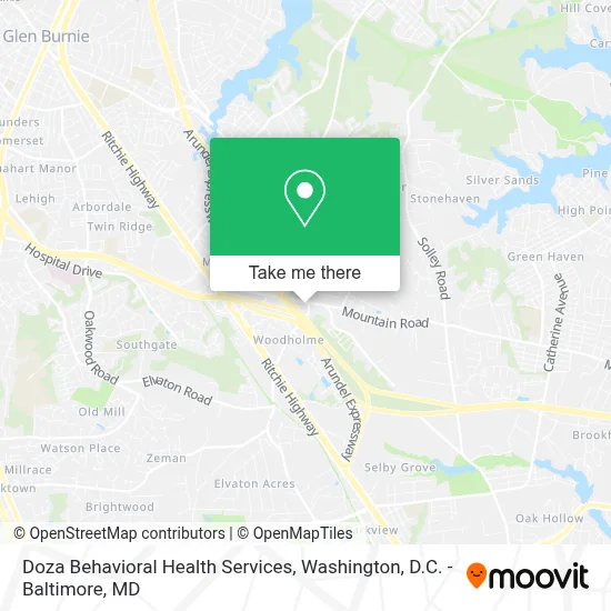 Doza Behavioral Health Services map