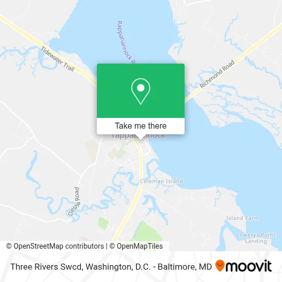 Three Rivers Swcd map
