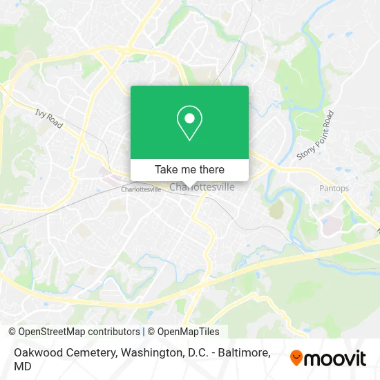 Oakwood Cemetery map