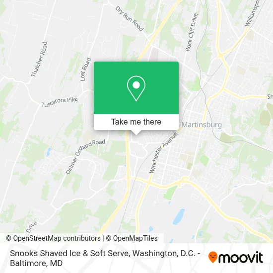 Snooks Shaved Ice & Soft Serve map