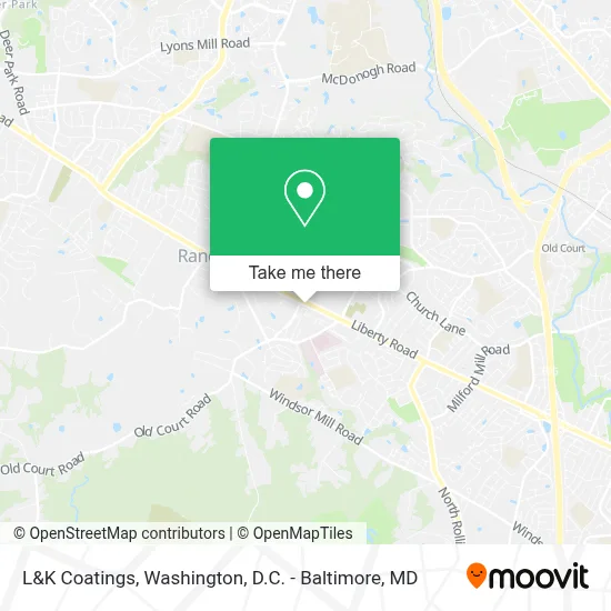 L&K Coatings map