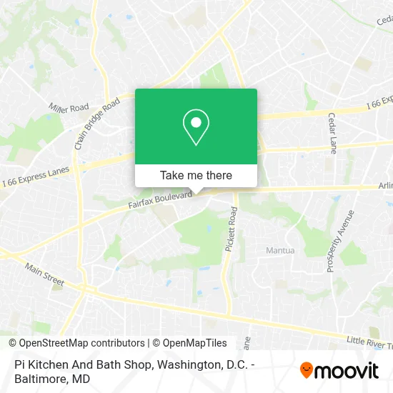 Pi Kitchen And Bath Shop map