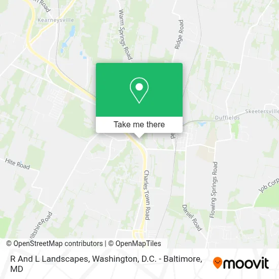 R And L Landscapes map