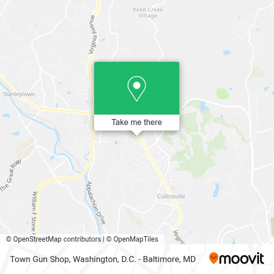 Town Gun Shop map
