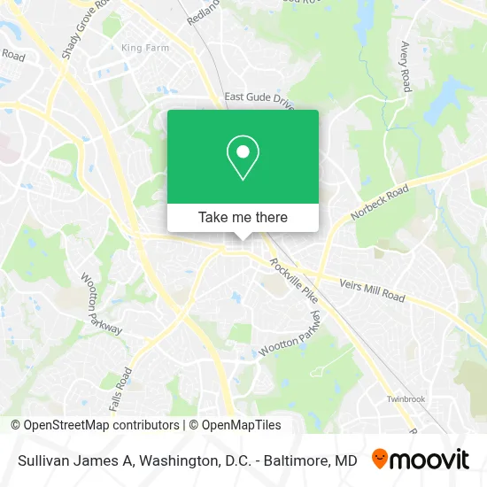 Sullivan James A map