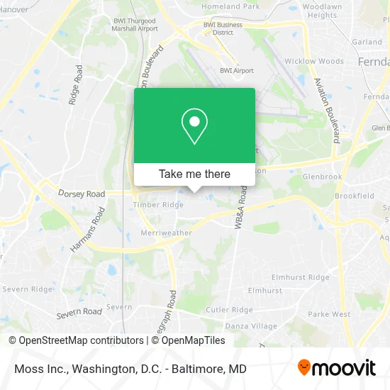 Moss Inc. map