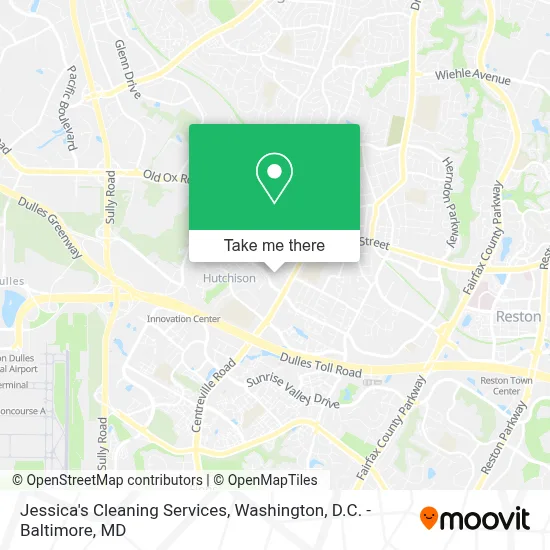 Jessica's Cleaning Services map